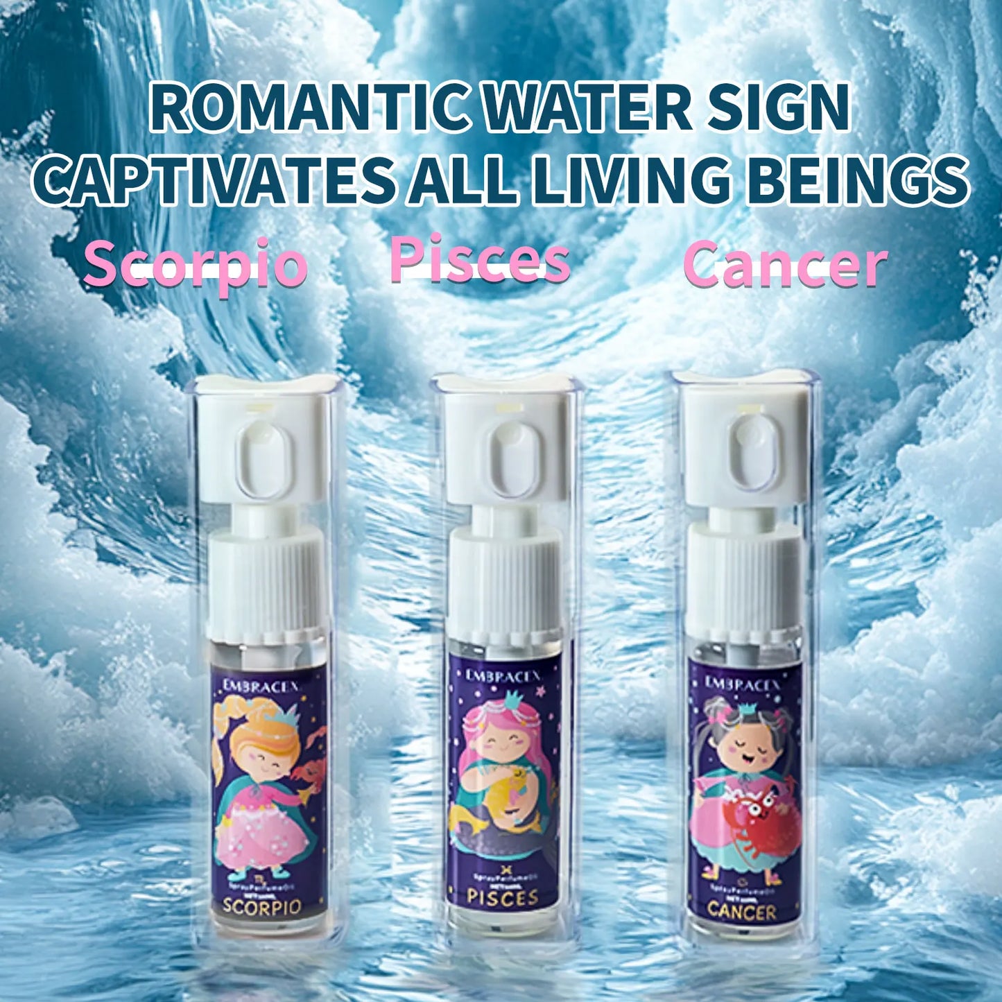 Zodiac 12 Constellation Perfume Spray Essential Oils Body Spray Fragrance Perfume For Women Parfum Gifts