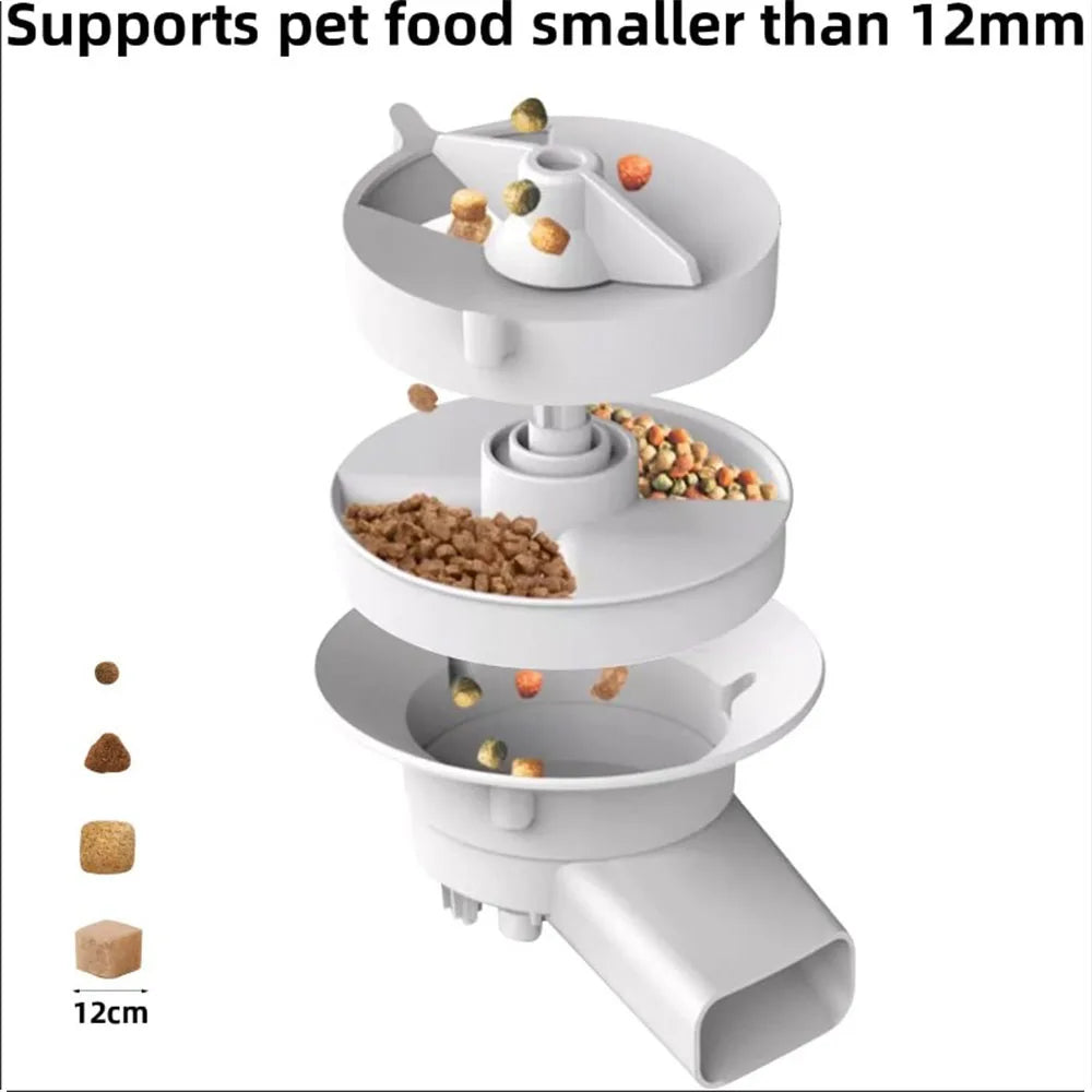 5L Automatic Cat Feeders Double Bowls Smart Timed Cat Dry Food Dispenser With Camera Pet Smart Voice Recorder Auto Feeder For Do