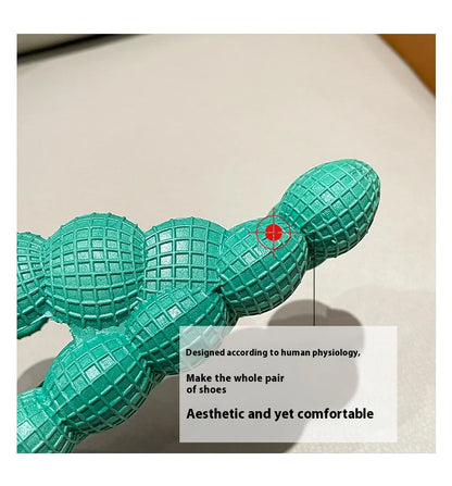 Flip-flops female summer wear ins fashion Korean version of all kinds of home indoor non-slip can wear flat slippers