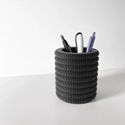 3D Printed Desktop Organiser Geometric Design Pen Holder Clutter Organiser Desktop Decorations Home Accessories Home Decorations
