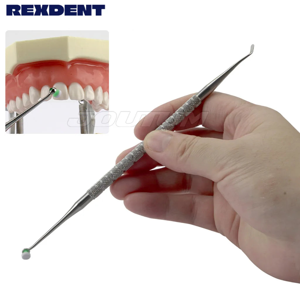 Teeth Whitening Resin Filling kit Molding Tools Light Cure Resin Filling Spatula Mixing Handle and Foam Pads Kit