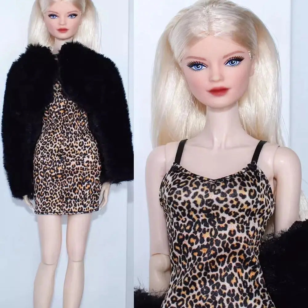 Elegant Doll Party Clothes High Quality Fashion 10 Styles Plush Coat Casual Wears Doll Dresses 11.5