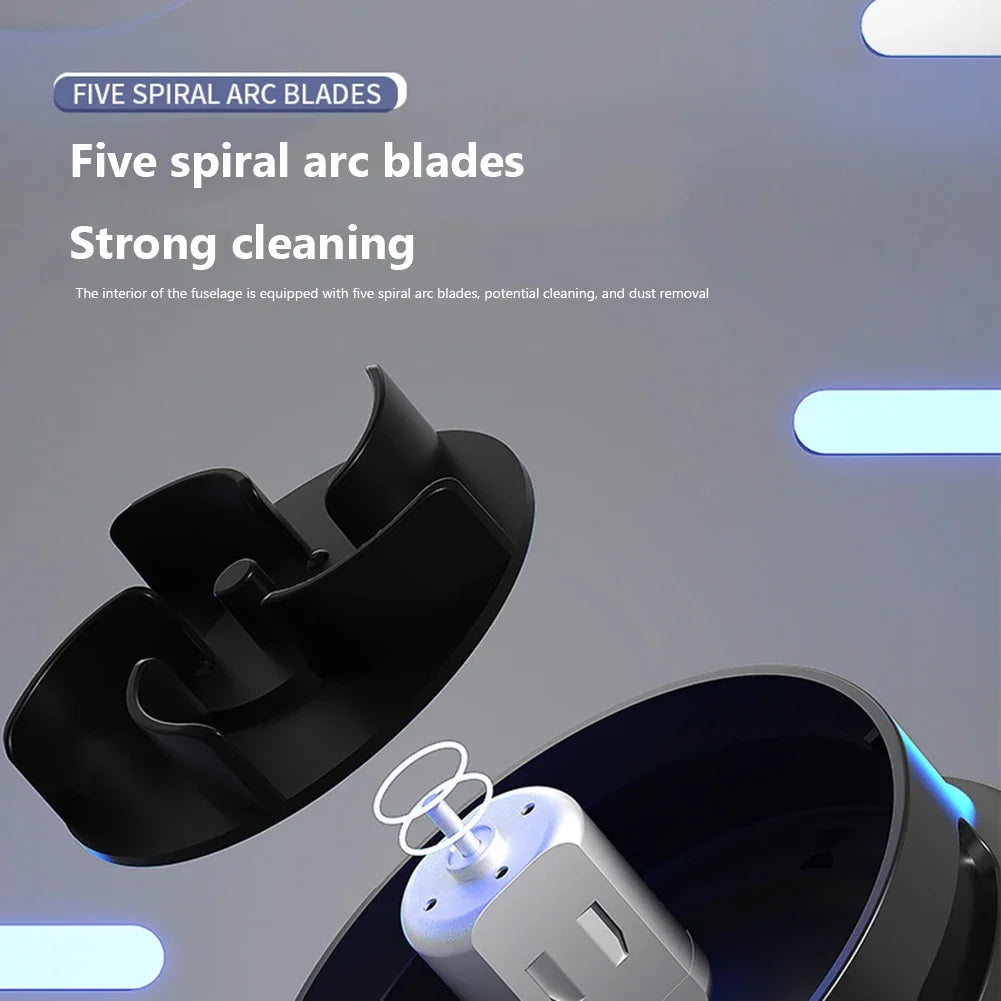 New Mini Vacuum Cleaner Smart Robot Portable Vacuum Cleaner Detachable Nozzle Wireless Vacuum Cleaners Smart Home Cleaning Tools