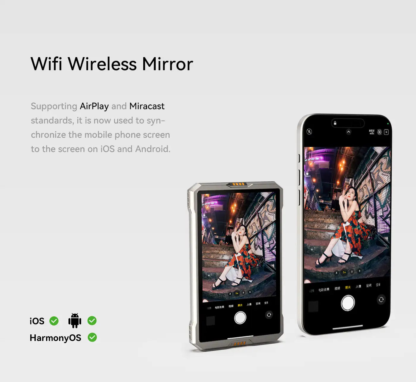 Fotorgear MS01 Selfie Vlog Monitor Screen For Smartphone Magnetic Selfie Screen Display for iPhone Android Phones