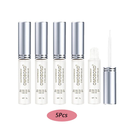 5Pcs Fast Drying Nail Art Glue Glitter UV Acrylic Rhinestones Press on Nails Strong Adhesive Nail Glue False Tips Manicure Tool