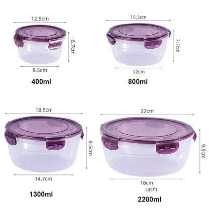 Fridge Organizer Food Storage Containers Fresh Fruit Refrigerator Storage Box Snack Sealed Jar Lunch box Kitchen organizer