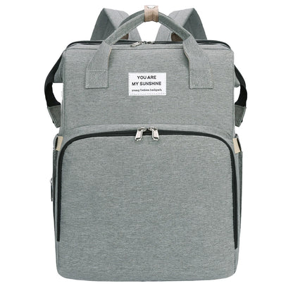 Portable Baby Folding Bed Mommy Bag Folding Mosquito Net Multifunctional Outgoing Portable Mother and Baby Backpack Large Capaci