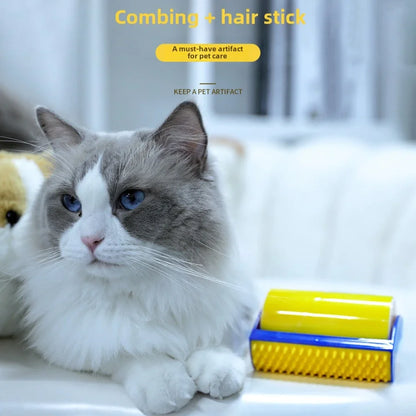 Reusable Lint Remover Washable Silicone Dust Wiper Cat Dog Comb Tool Pet Hair Remover Cleaning Brush Tools Sticky Roller Brush