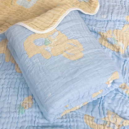 Baby Muslin Blanket Newborn Swaddle Blanket For Boys Girls Bamboo Soft Nursery Receiving Blanket For Bed Crib Quilt Bath Towel