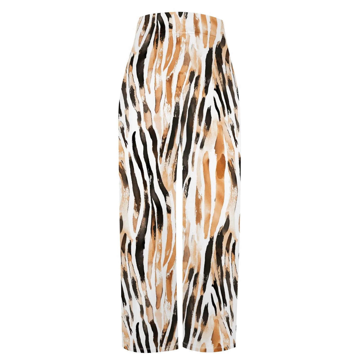 Womens Palazzo Long Pants High Waist Wide Leg Stretchy Loose Fit Casual Trousers with Pocket