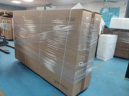 21.5-65 Inch Wall-mounted Digital Photo Frame Solid Wood Smart Advertising Machine Digital Electronic Art Painting LCD Screen