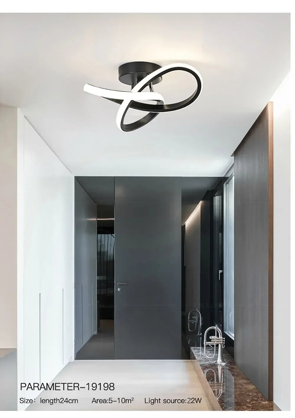 LED Wall Lamp Modern Creativity Ceiling Lights For Bedroom Bedside Living Room Corridor Indoor Home Decoration Lighting Fixtures