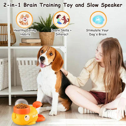 Dog Slow Feeder & Interactive Puzzle Toy Durable Non-Skid IQ Training for Dogs cat Reduces Bloating Anxiety Safe Bowl