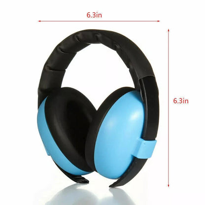 Baby Ear Protection Noise Cancelling Headphones 2-in-1 Convertible Design Noise Reduction Earmuffs for Infant Improves Sleep