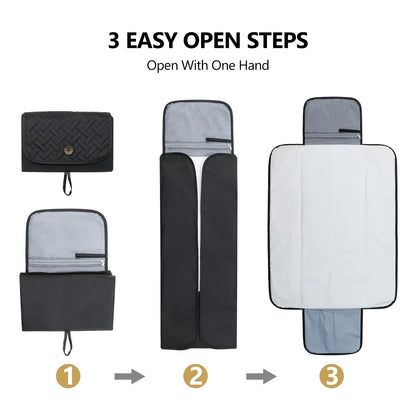 Portable Multifunction Foldable Waterproof Changing Pad Newborn Baby Diaper Changing Mat Changing Pads