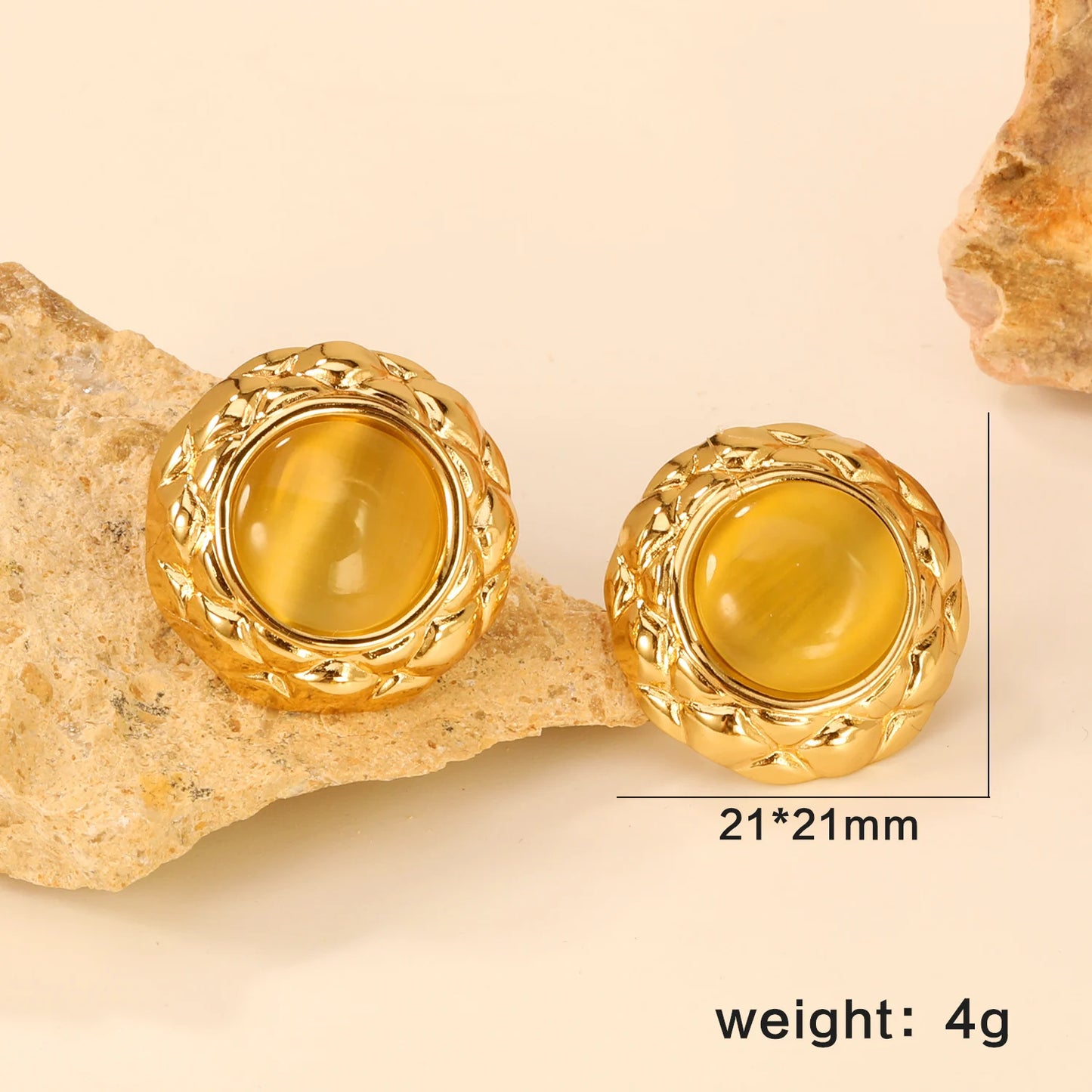 LUXUSTEEL Irregular Vitality Earrings Butterfly Women Stud Earrings Round Stainless Steel Female Ear ring Elegant Jewelry Gift