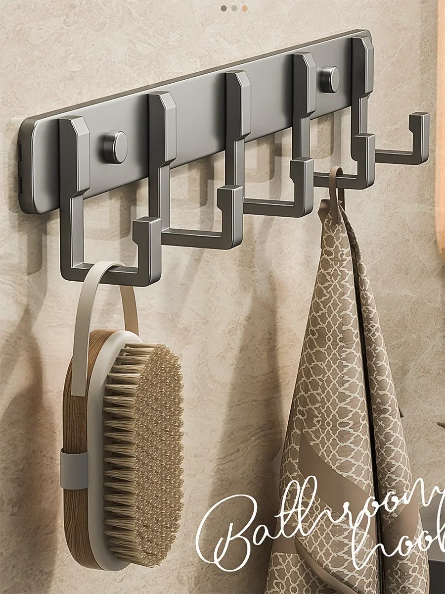 Hooks Over The Door 6 Hooks Clothes Coat Hat Towal Hanger Bathroom Organizer Rack By Hanger Holder Home Kitchen Accessories