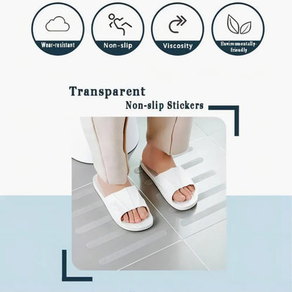 New Anti-Slip Strips Shower Stickers Bath Safety Strips Transparent Non Slip Strips Stickers for Bathtubs Showers Stairs Floors