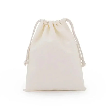 Reusable Drawstring Storage Bags, Organizer Pouch for Jewelry, Toys, Cosmetics Cotton Linen Drawstring Pouches Dustproof Sacks