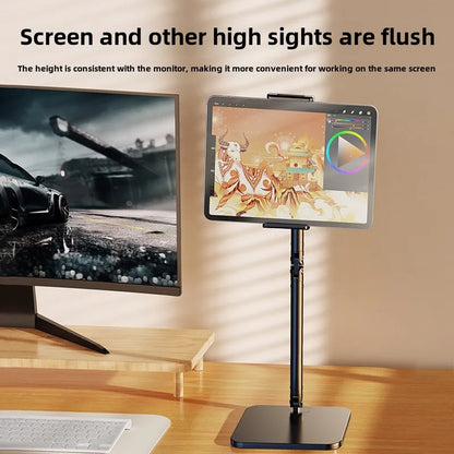 Tablet Stand For Ipad, Adjustable Tablet Holder, For Compatible 4-13in Ipad,surface, Kindle,tablets,portable Monitors And More