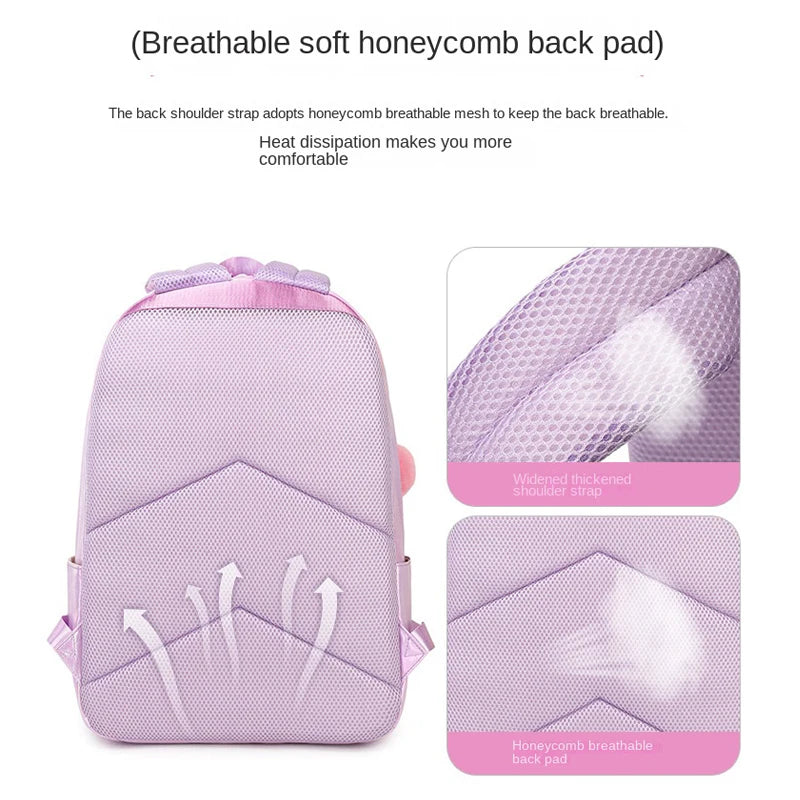 3 Pcs Set Children's School Bag Cute Student Backpacks for Teenager Girls Waterproof School bags With Lunch bag Pencil Case