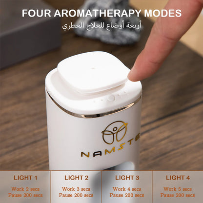 NAMSTE Car Aroma Diffuser Smart  Car Fragrance Spray Cars Odor Eliminator Air Fresheners car Aromatherapy Diffuser Essential Oil