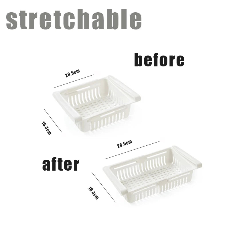 Fridge Organizer Storage Box Creative Multifunctional Refrigerator Drawer for Fruit Egg Food Plastic Storage Container Shelf