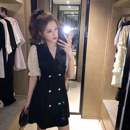 Clothes Mesh Dresses for Women 2024 Formal Occasion Blazer Holiday Woman Dress New Features of In Hot Fashion Sensual Sexy Loose