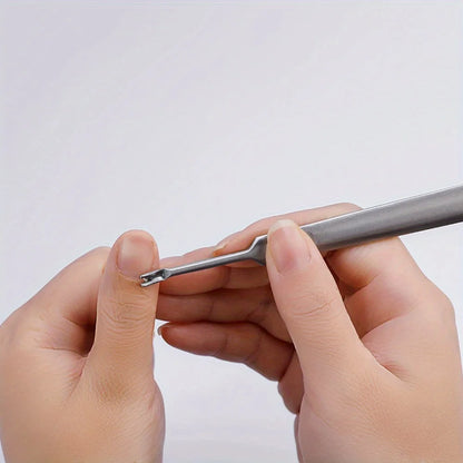 5pcs Stainless Steel Foot Care Tool Set, Exfoliation Tools, Dead Skin and Nail Edge Maintenance, Portable Travel Box Packaging