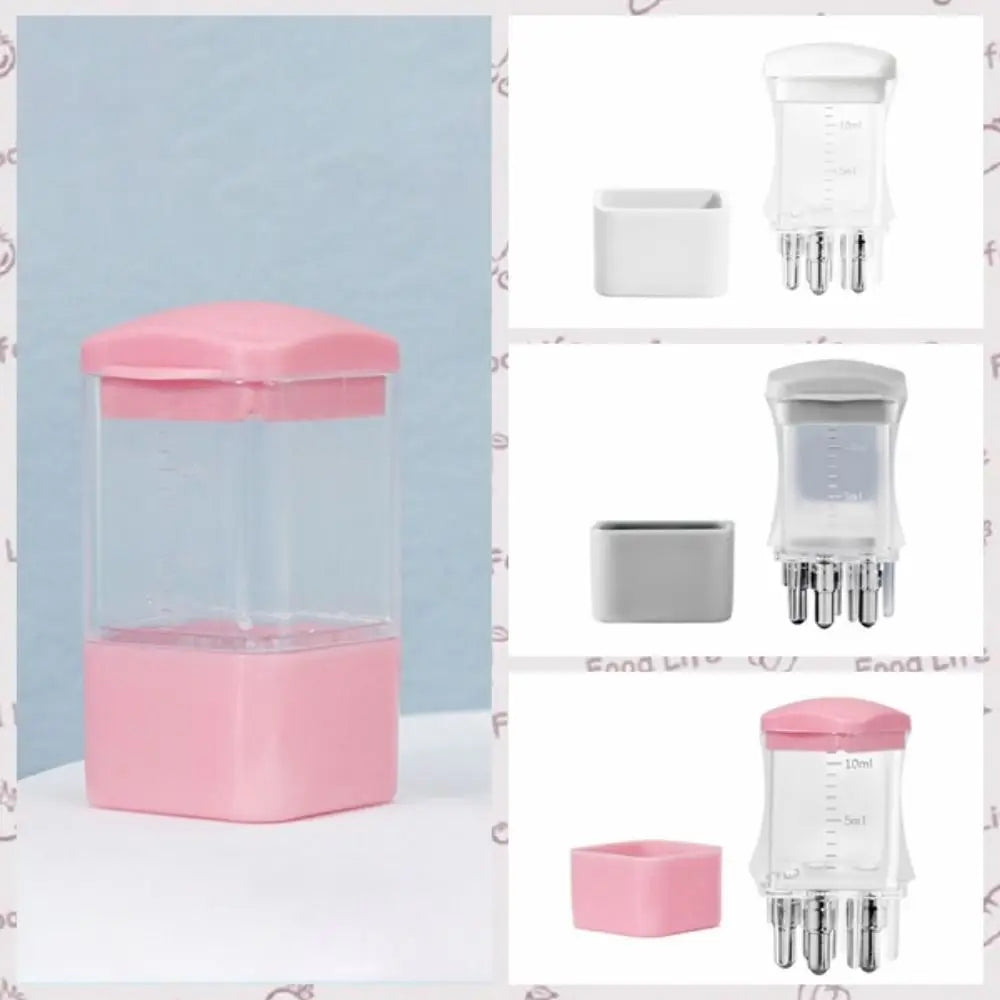 Plastic Scalp Applicator Portable Mini 10ML Hair Roots Massager with Scale Hair Head Massager Serum Oil Apply