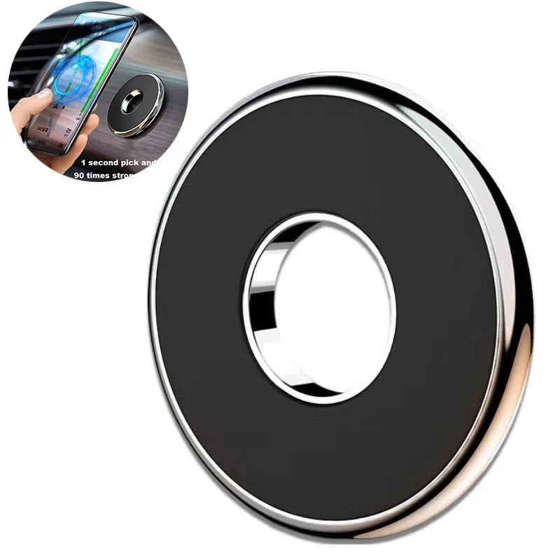Universal Magnetic Car Phone Holder Stand Round Magnet Car Mount Bracket GPS Smartphone Mobile Support In Car Bracket for Wall
