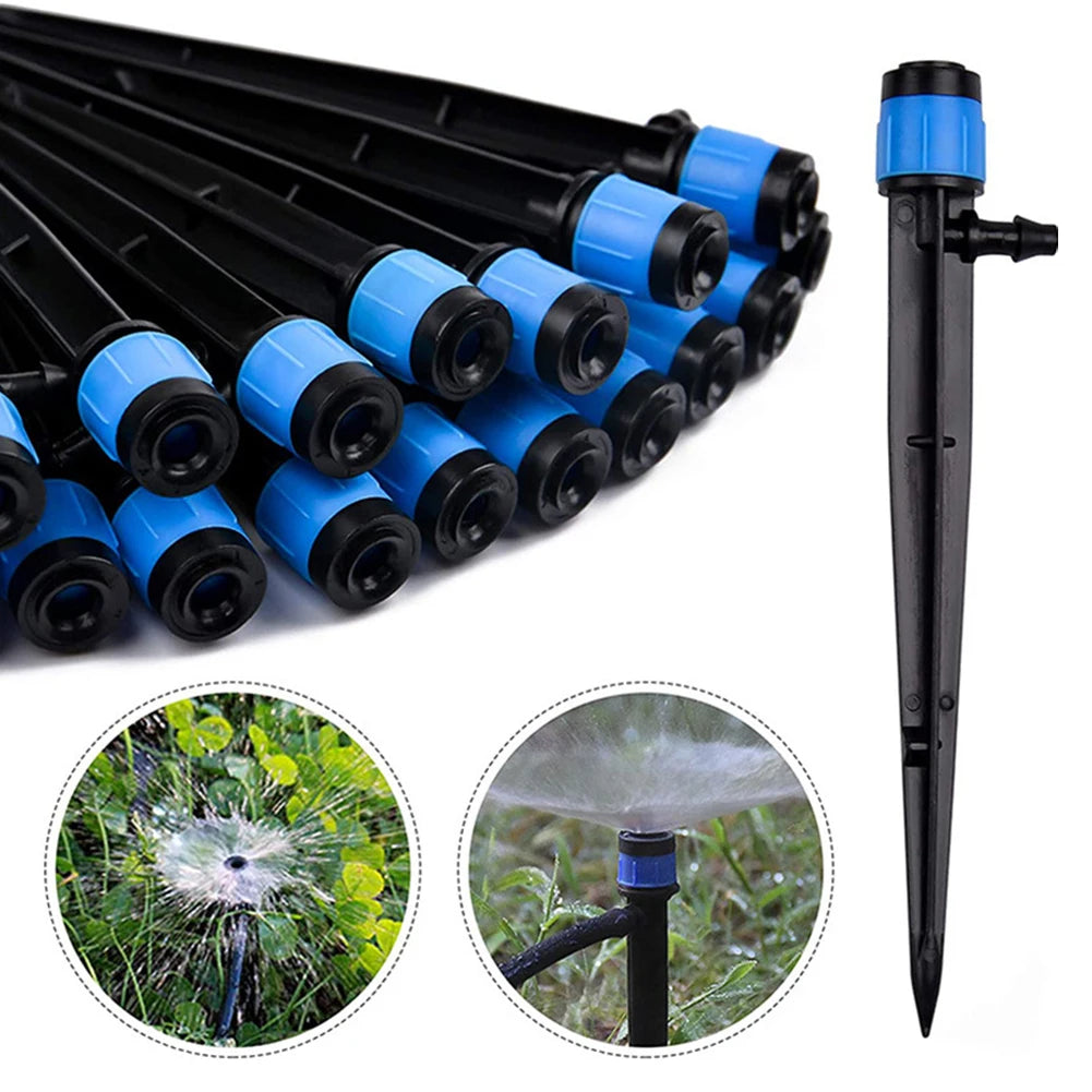360° Adjustable Sprinkler Nozzles Garden Irrigation Watering System Agriculture Ground Automatic Watering System for Greenhouse