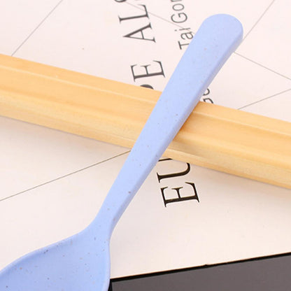 Soup Spoon Long Handle Cereal Spoon Plastic Serving Spoon Microwave Dishwasher Safe Porridge Spoon Kids Tableware Dinner Spoon