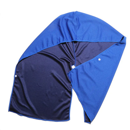 Cooling Hoodie Towel Sweat Absorption Extra Soft Sun Protection Quick Drying Sweat Towel Neck Wrap Sports Supplies