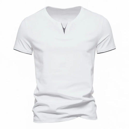 Mens T Shirt Pure Color V Collar Short Sleeved Tops Tees Men T-Shirt Black Tights Man T-Shirts Fitness For Male Clothes