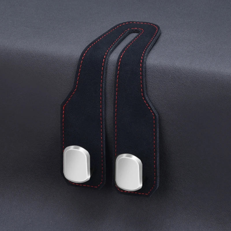 2 in 1 Car Hook For Car Rear Seat Back Hooks Headrest Hanger Clip Universal Double Hooks Holder Storage Car Interior Accessories