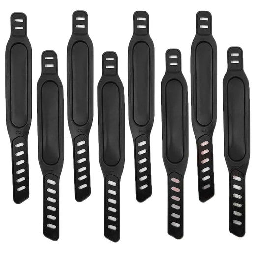 8PCS Exercise Bike Pedal Straps, Adjustable Pedal Straps Foot Pedal Straps for Exercise Bike Home or Gym