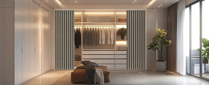 Magnetic Door Curtain Pleated Door Curtain Folding Door Curtains Accordion Door Closet Door Curtain Invisible Applicable