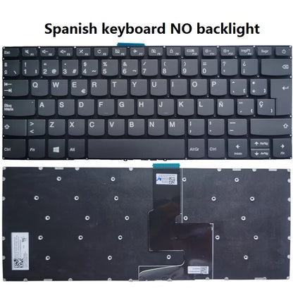 US/Spanish/Latin laptop keyboard For Lenovo ideapad 1-14IGL05 -14ADA05 -14AST-05 V14-ADA V14-ARE V14-IGL V14-IIL V14-IKB V14-IWL