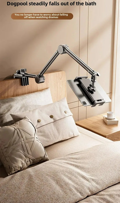 Tablet Holder for Bed Desk IPad Stand with Flexible Metal Arm Rods Tablet Stand For 4-13 inch Android Tablet Xiaomi Poco Bracket