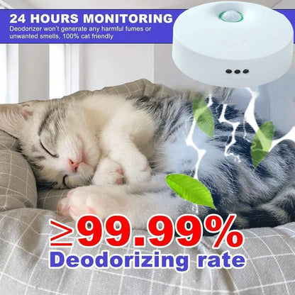 Pet Odor Eliminator Cat Litter Deodorizer Air Purifier For Dogs And Cats Odor Removal For Fresh Air Household Electric Air
