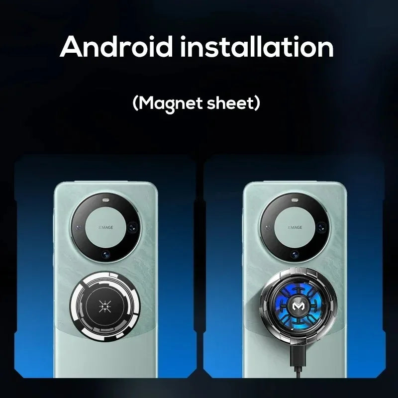 MEMO CX08, 2 in 1 Thermoelectric Phone Cooler and Wireless Charger, Semiconductor-Based, for iPhone & Android Phones