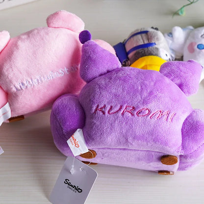 Labubu Doll Mini Sofa with Storage Bag Kawaii 17cm V1 V2 Labubu Transparent Crossbody Bag Cute Plush Doll Accessories Toy Gifts