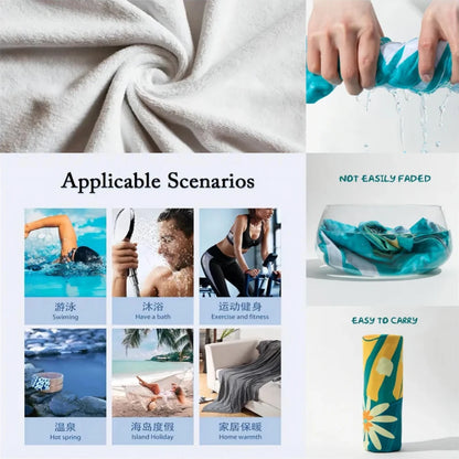 Themed Beach Towels: Colorful, Fun, and Perfect for Summer Fun! Suitable for towels, bath towels, beach towels