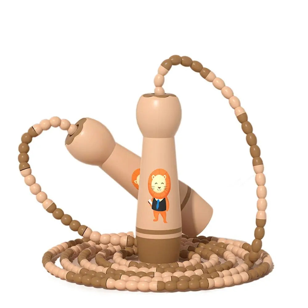 Lovely Adjustable Child Jumping Rope Fillet Design Cotton Rope Skipping Ropes Colourful Lovely Kids Jump Rope Sport Fitness