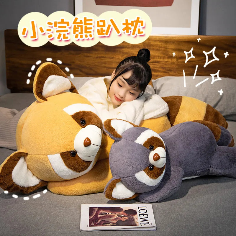 Plush Raccoon Doll Toy Appease Toys Adorable Bedroom Decor Red Panda Plush Toy Christmas Gift