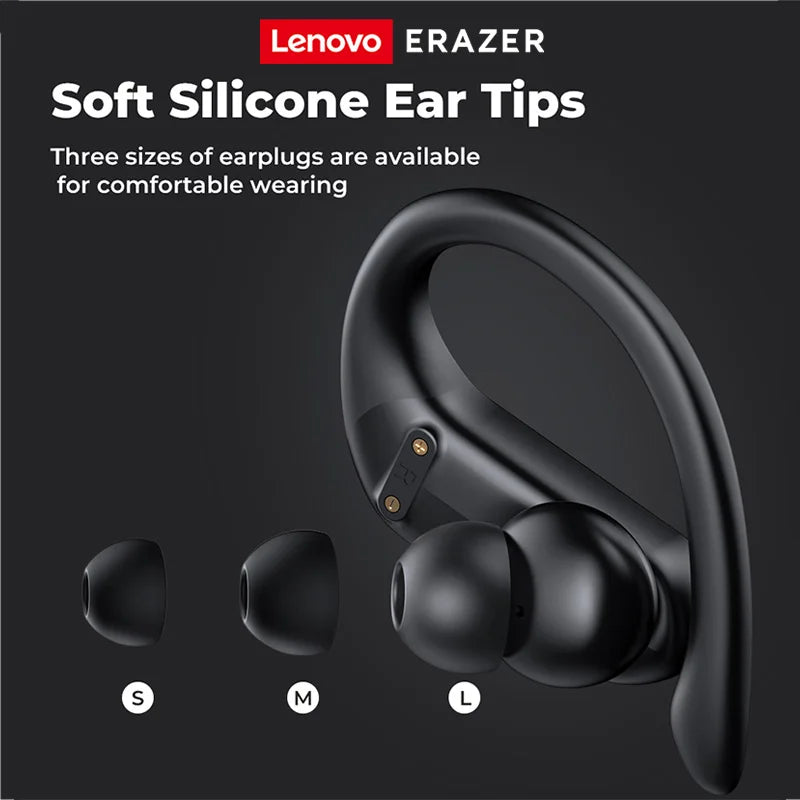 ERAZER XT60PRO Sports Wireless Headphones Bluetooth  Earphones Earbuds Noise Reduction Headset with Mic Earhook