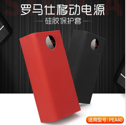 Silicone Case For ROMOSS PEA40 Power bank Protection Case Skin Shell For ROMOSS Zeus 40000mAh Power Bank Power Bank Accessories