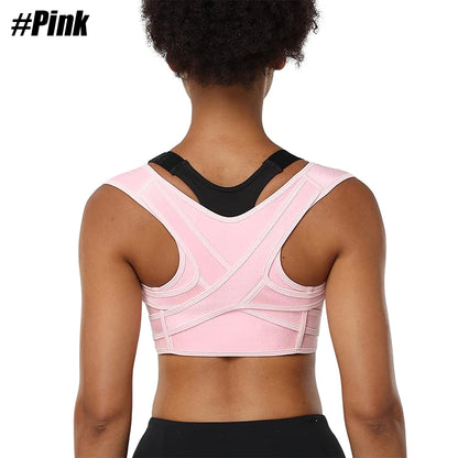 Posture Corrector Adjustable Upper Back Brace Breathable Back Support Straightener for Neck Shoulder Clavicle Lumbar Pain Relief