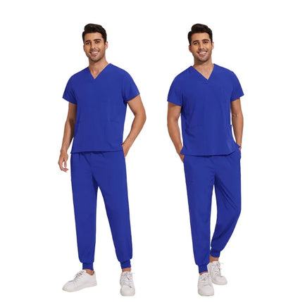 Medical Scrubs Bulk Order - Anti-Microbial Jogger Sets for Surgery/Dental/Vet/SPA/Pharmacy Multi-Pocket Workwear with Pen Slot